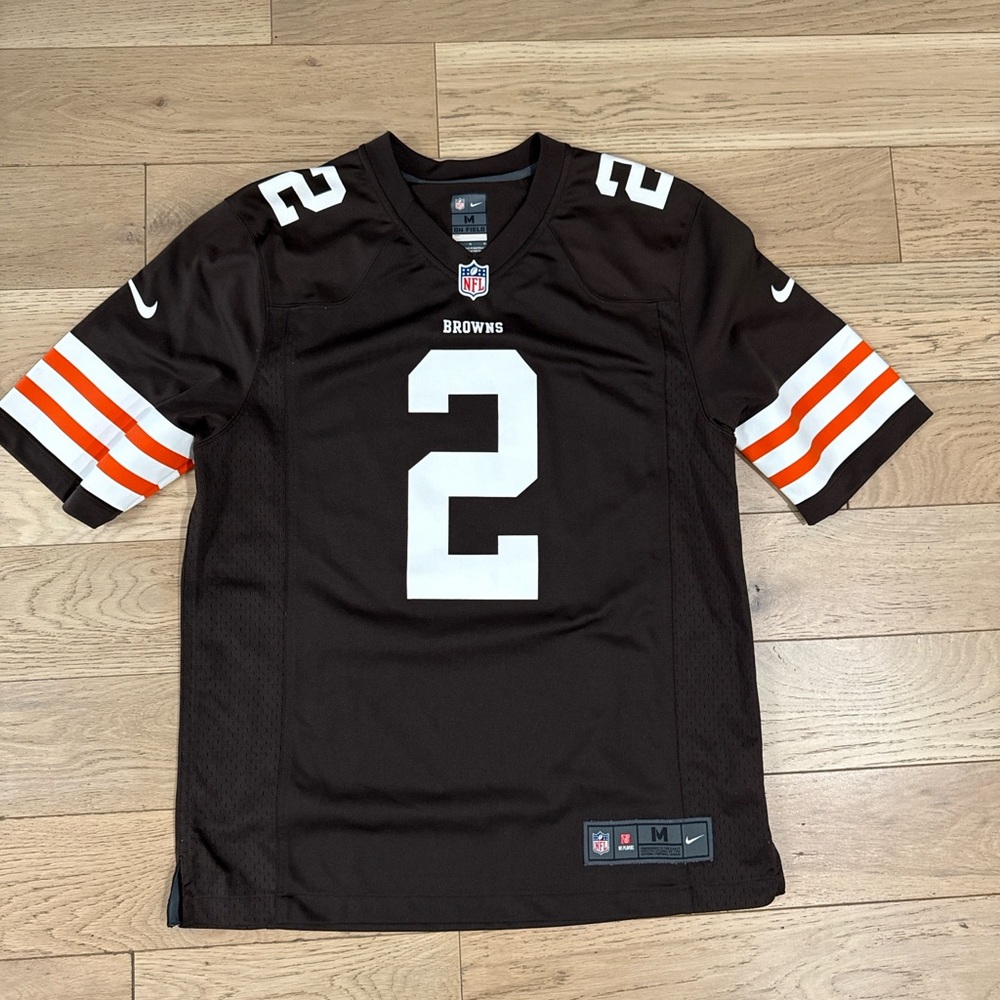 Nike Browns Johnny Manziel Football Jersey 100% authentic